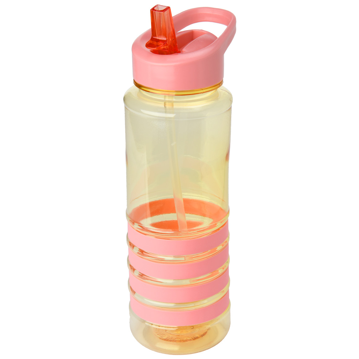 Trinkflasche mit Strohhalm