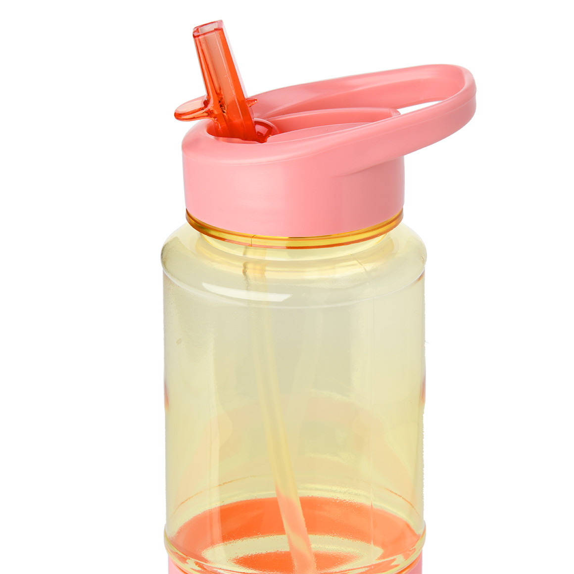 Trinkflasche mit Strohhalm