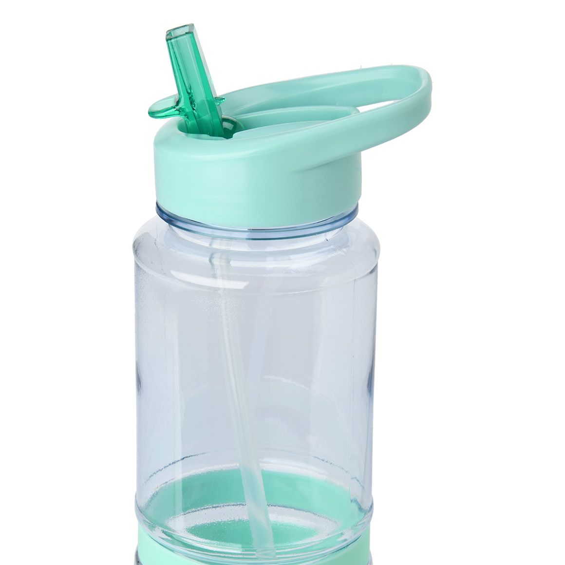 Trinkflasche mit Strohhalm