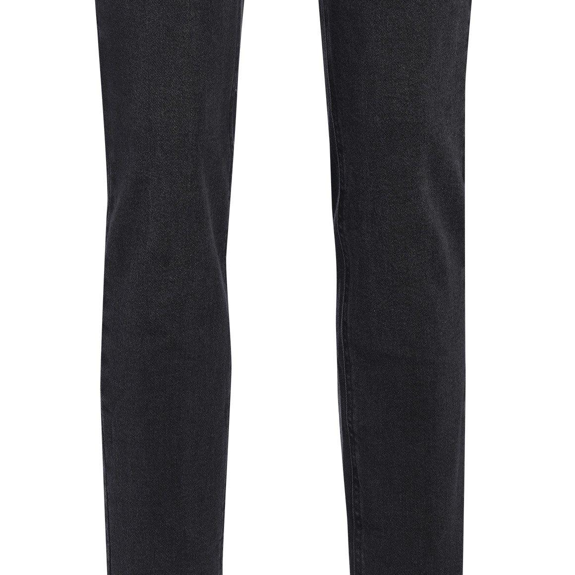Damen Straight-Jeans mit Used-Waschung