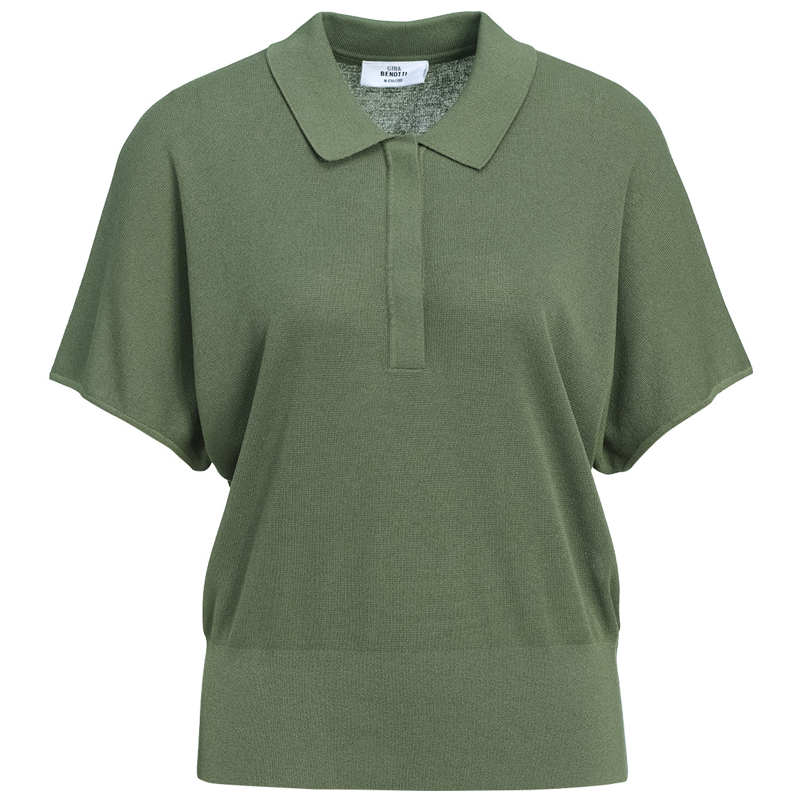 Damen Strick-Polo in leichter Qualität