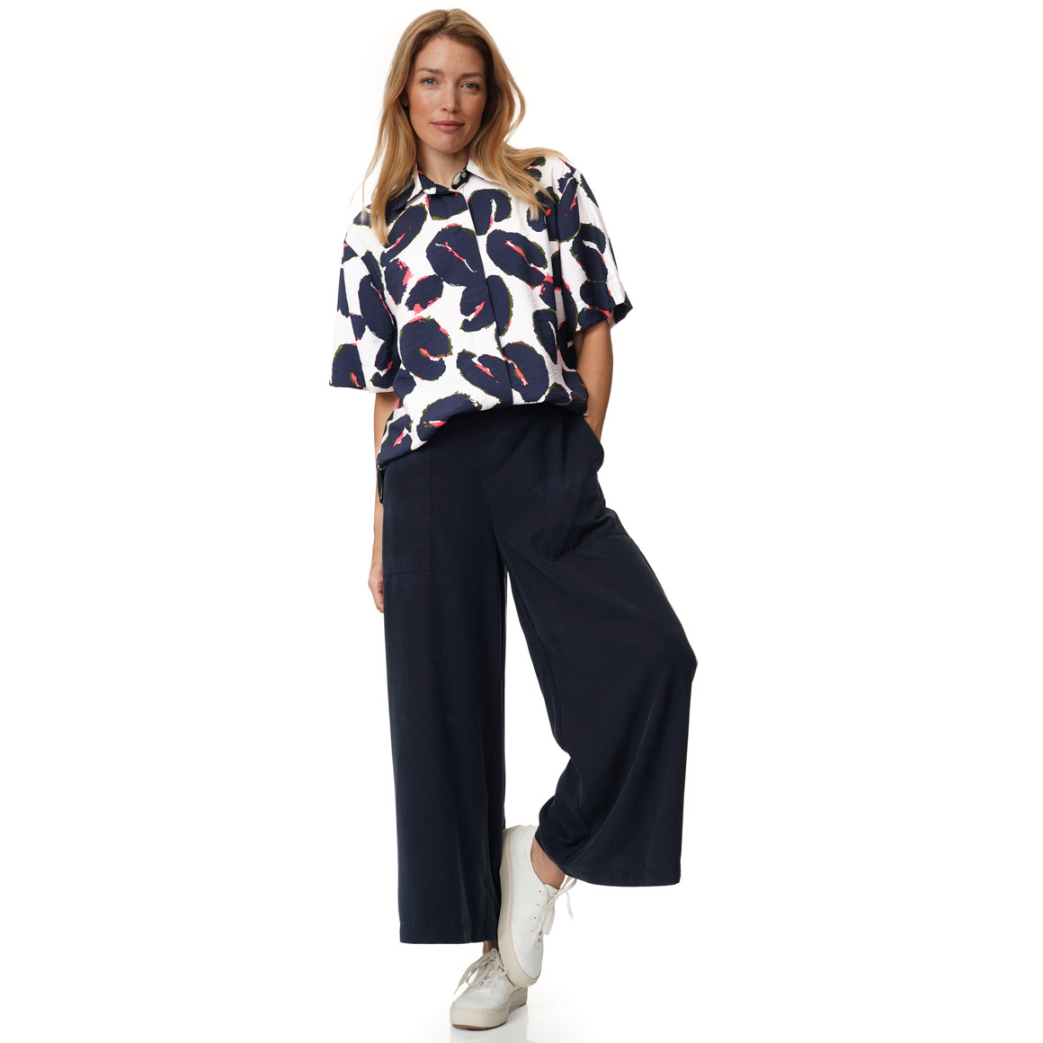 Damen Bluse mit Allover-Muster