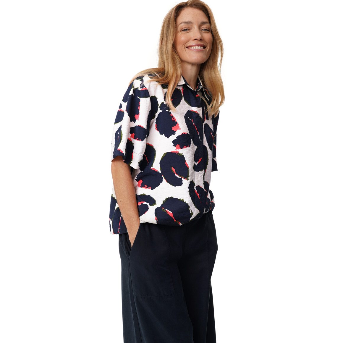 Damen Bluse mit Allover-Muster