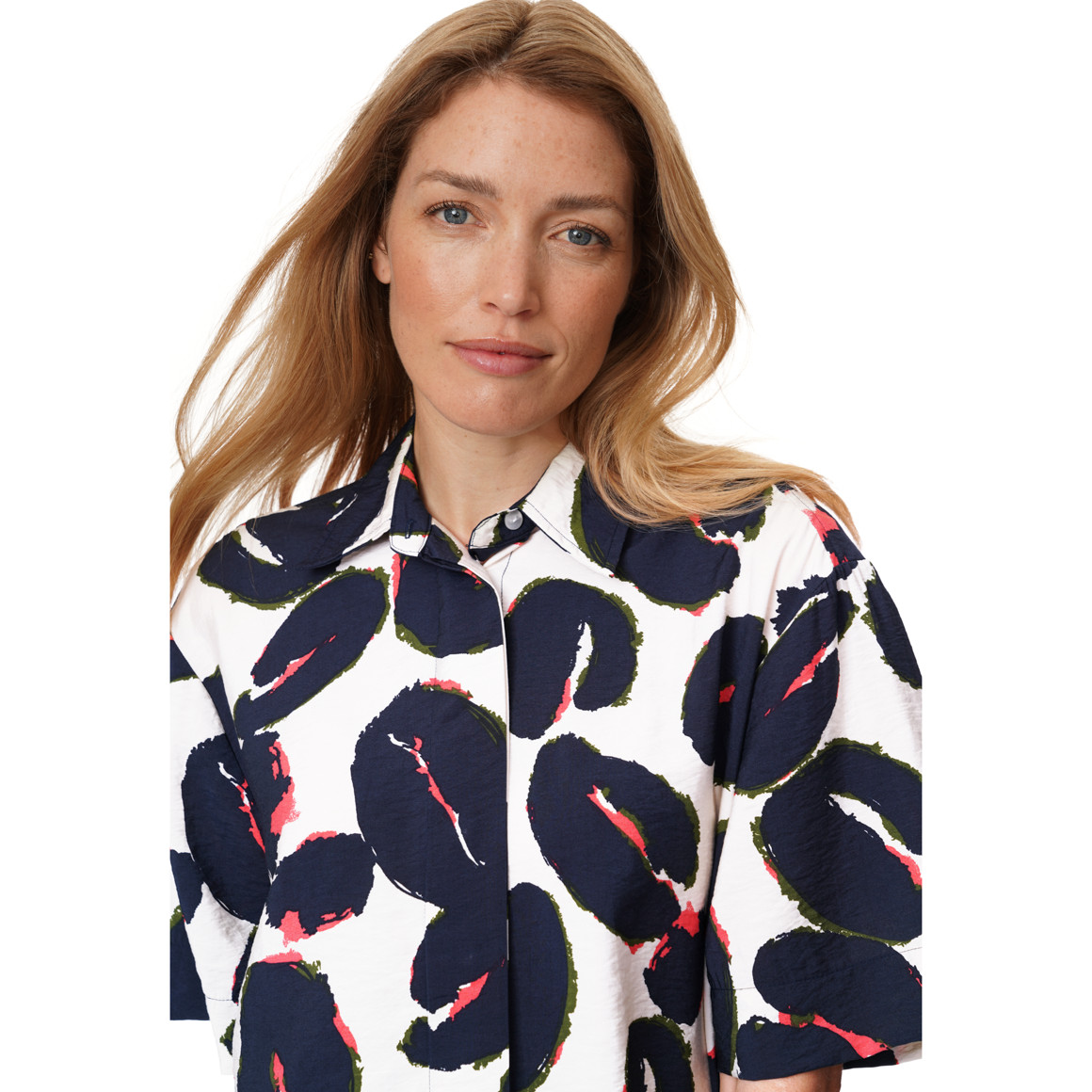 Damen Bluse mit Allover-Muster