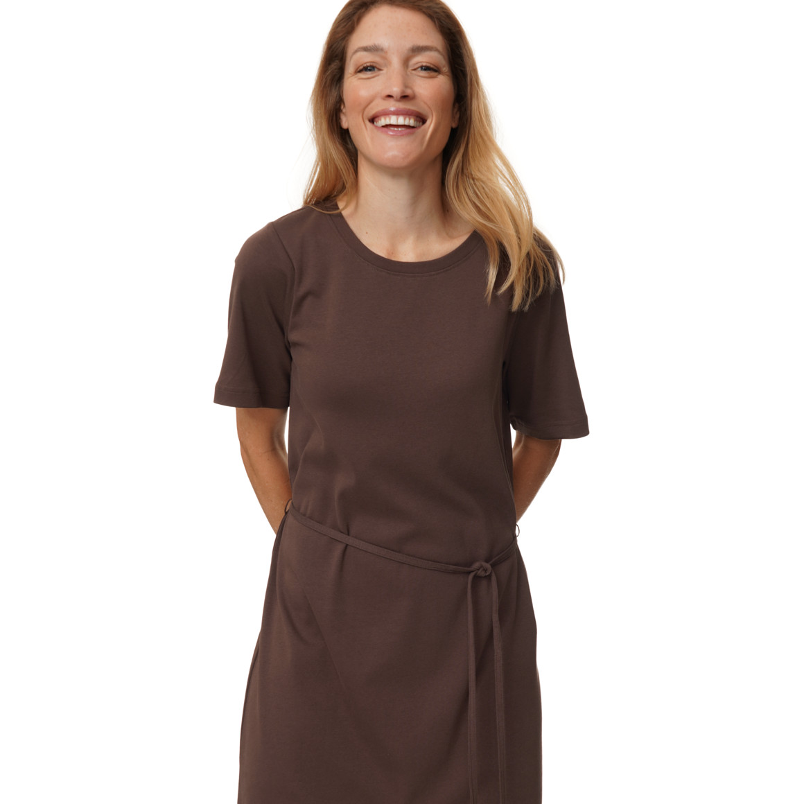 Damen Kleid mit Bindeband