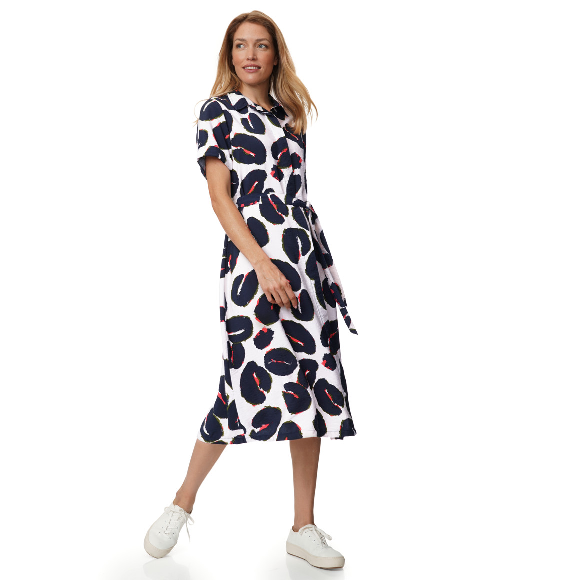 Damen Kleid mit Allover-Muster