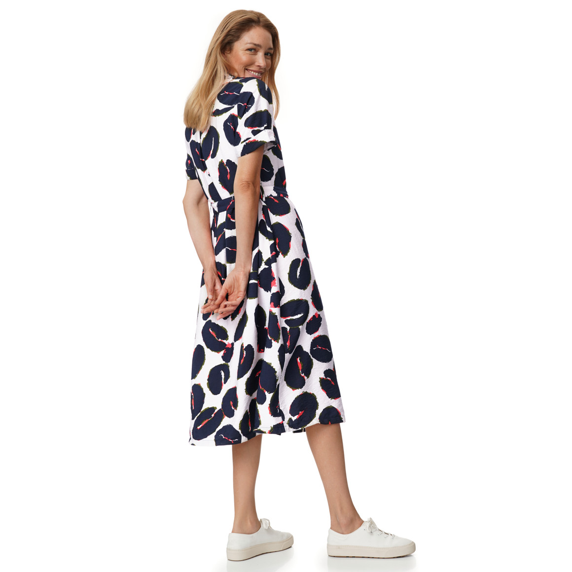 Damen Kleid mit Allover-Muster
