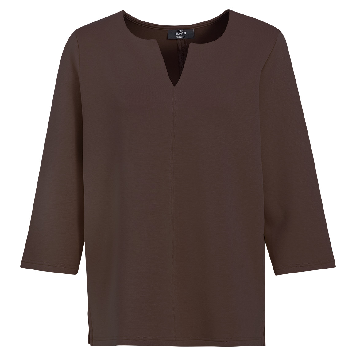 Damen Sweatshirt mit V-Ausschnitt
