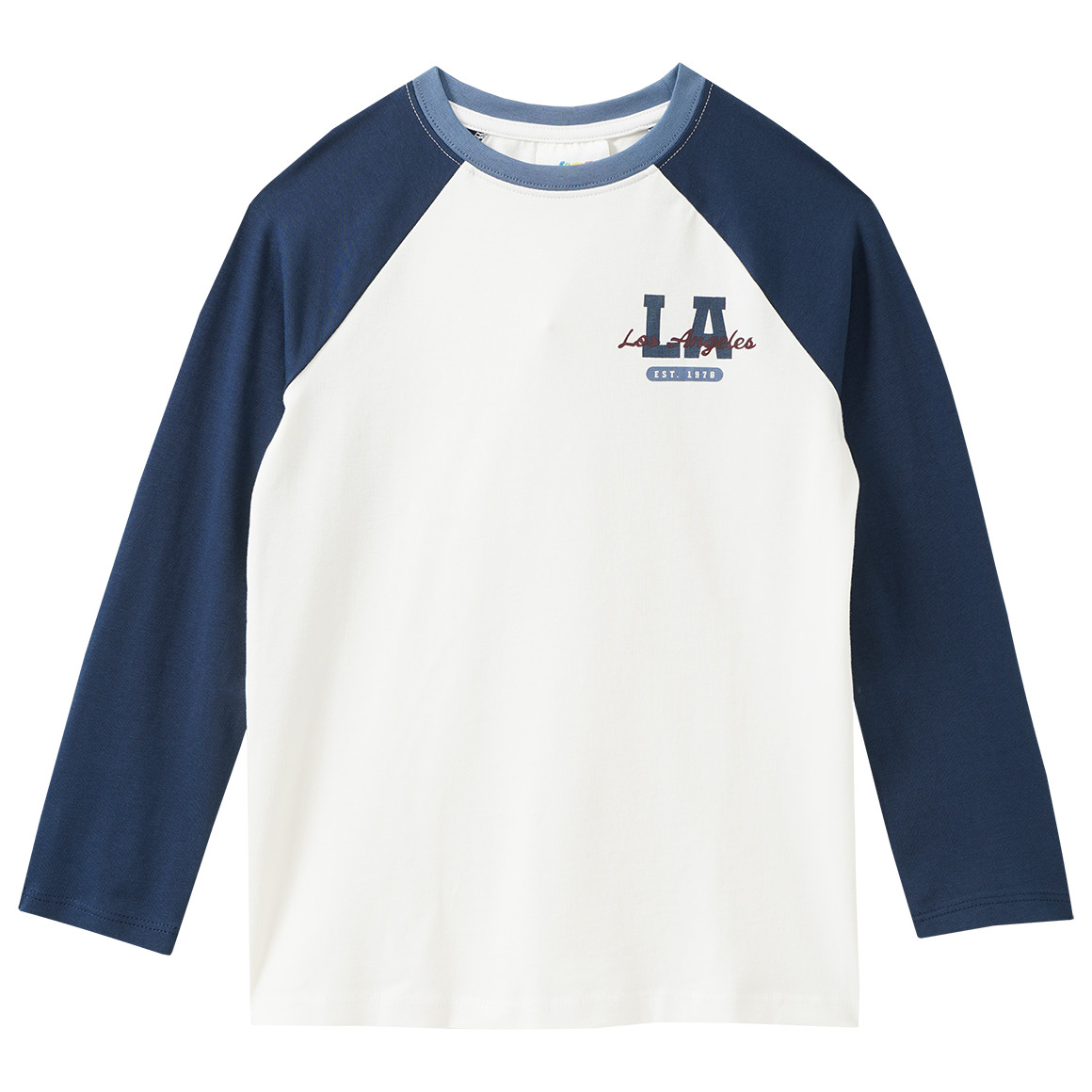 2 Jungen Langarmshirts mit Raglanärmeln