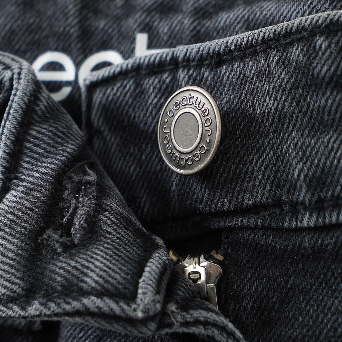 Mädchen Mom-Fit-Jeans mit verstellbarem Bund