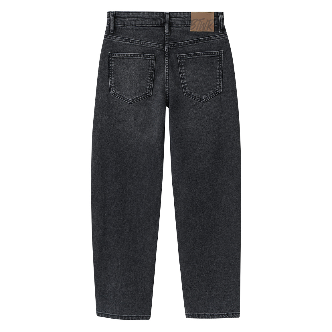 Mädchen Mom-Fit-Jeans mit verstellbarem Bund