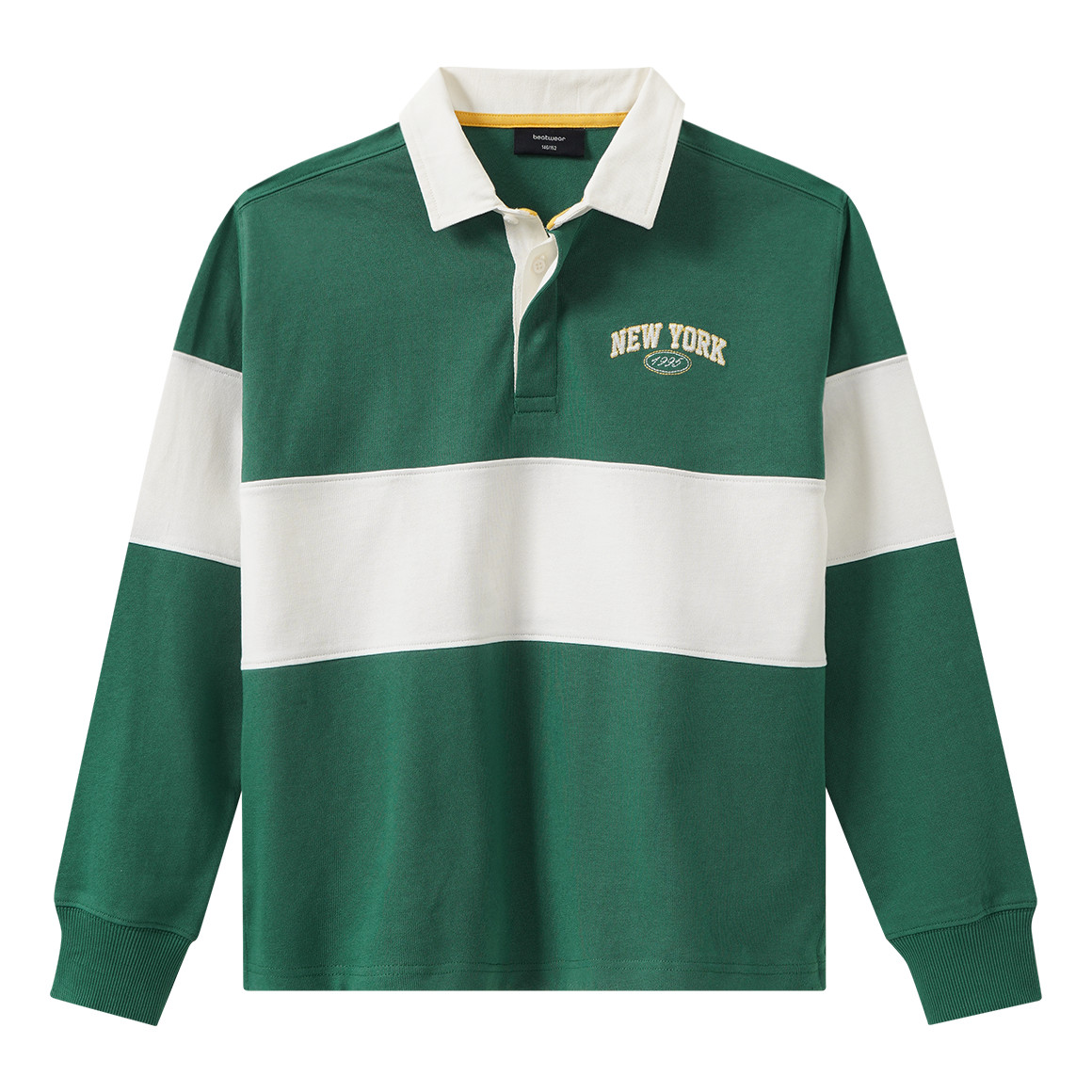 Jungen Poloshirt im College-Look