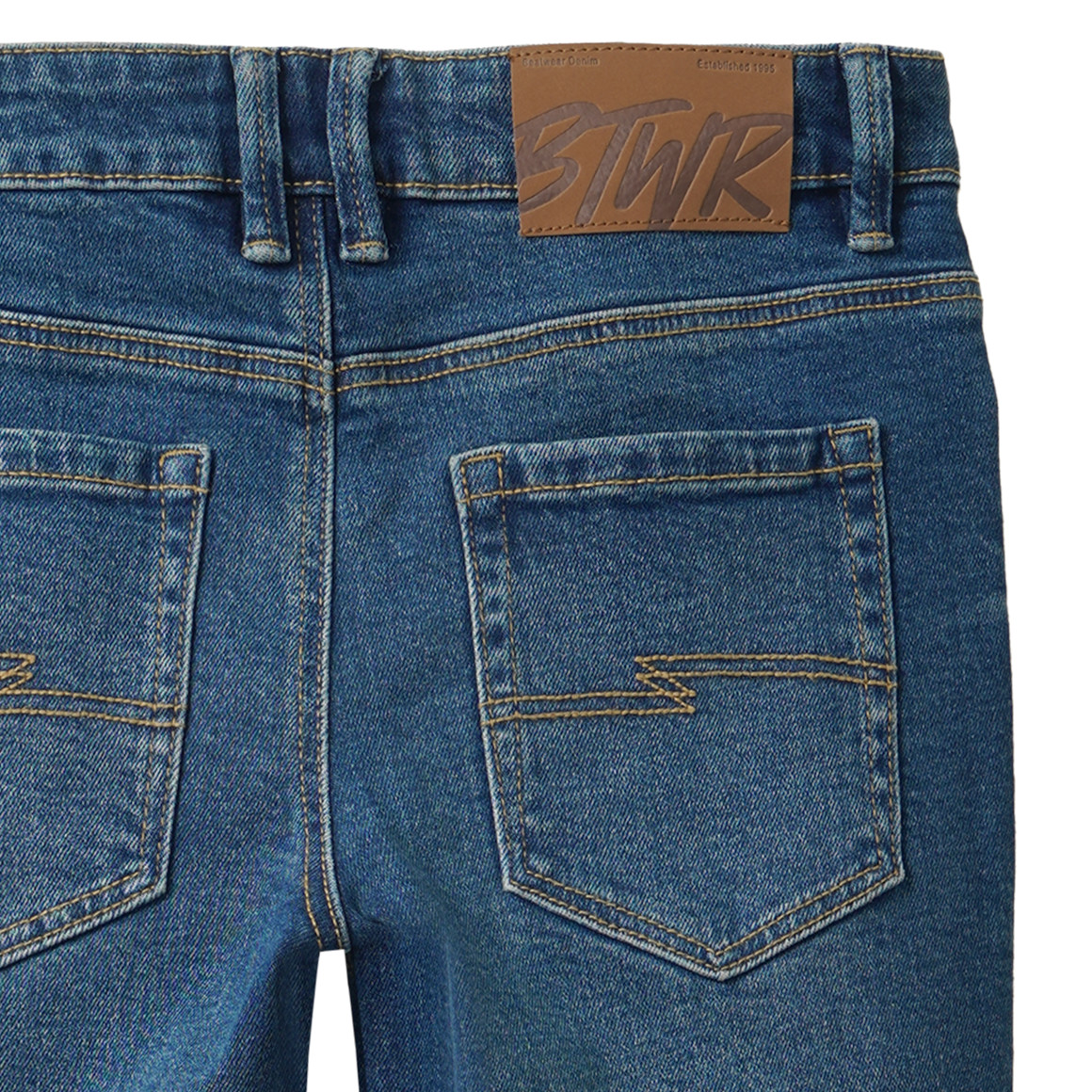 Jungen Slim-Jeans mit verstellbarem Bund