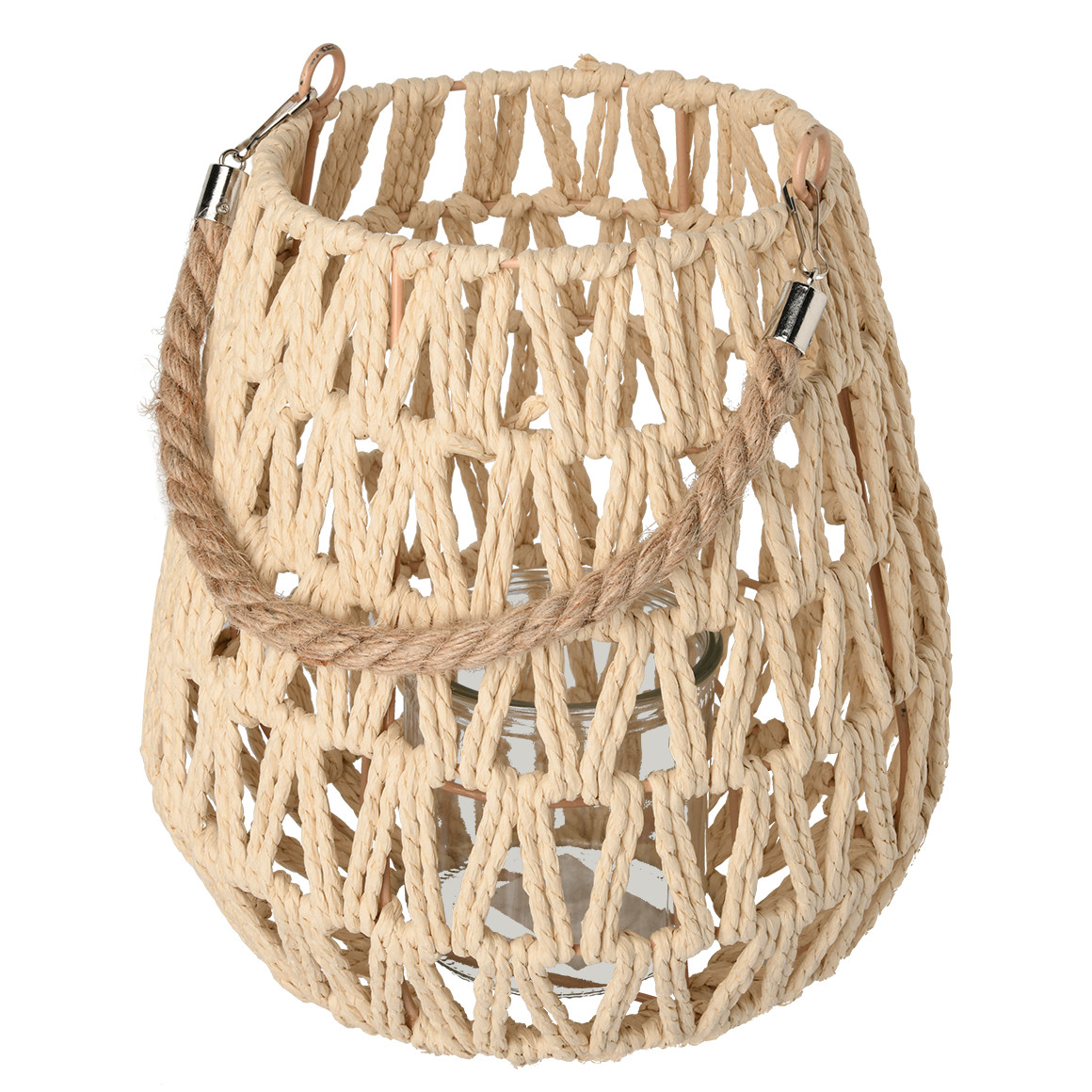 Laterne mit Glas-Einsatz