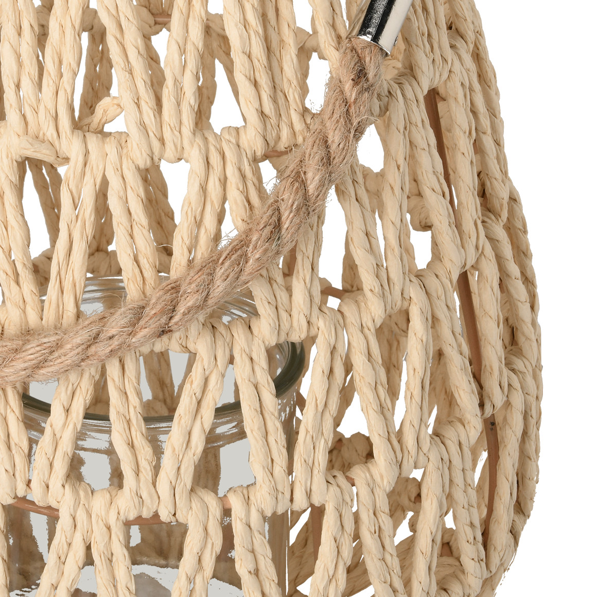 Laterne mit Glas-Einsatz