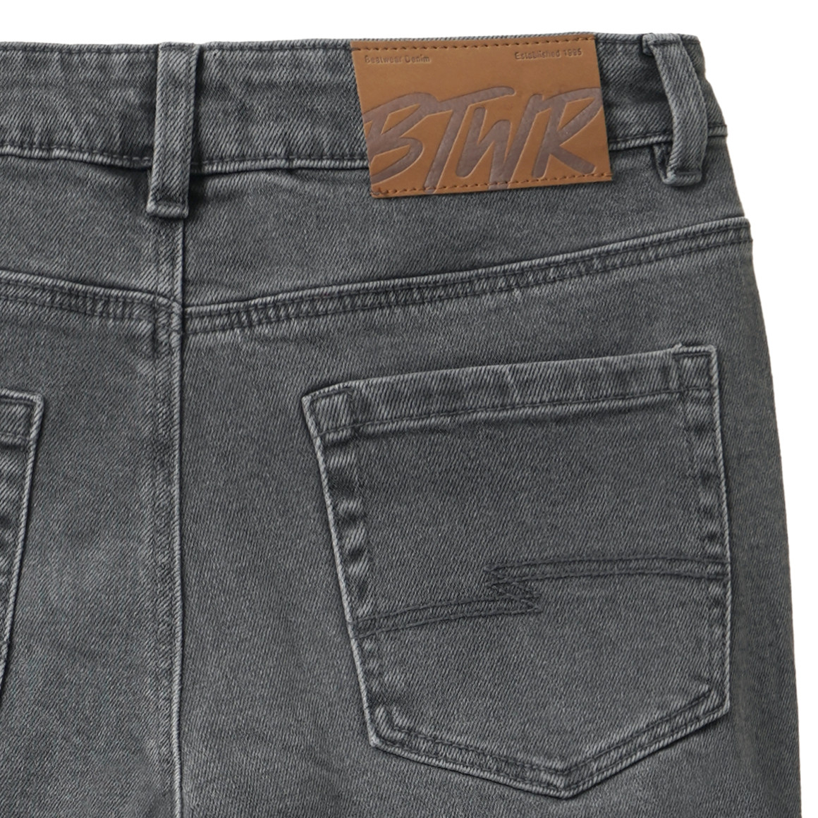 Jungen Straight-Jeans mit verstellbarem Bund