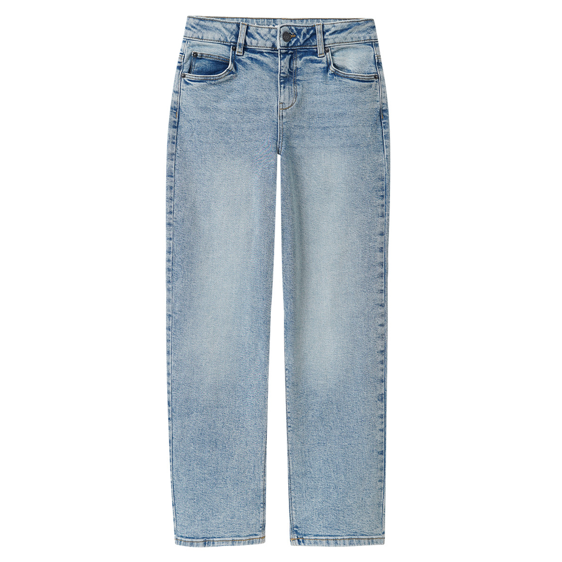 Jungen Straight-Jeans mit verstellbarem Bund