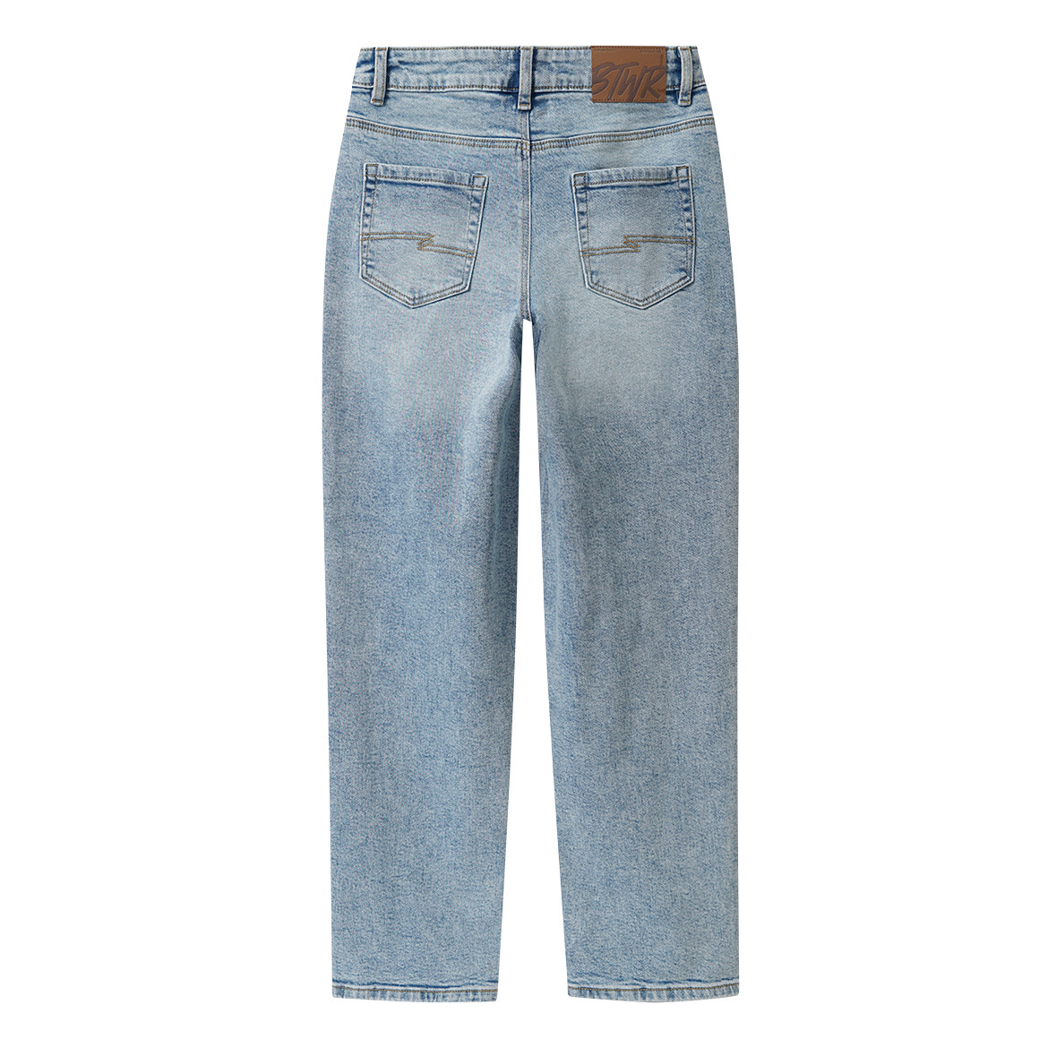 Jungen Straight-Jeans mit verstellbarem Bund