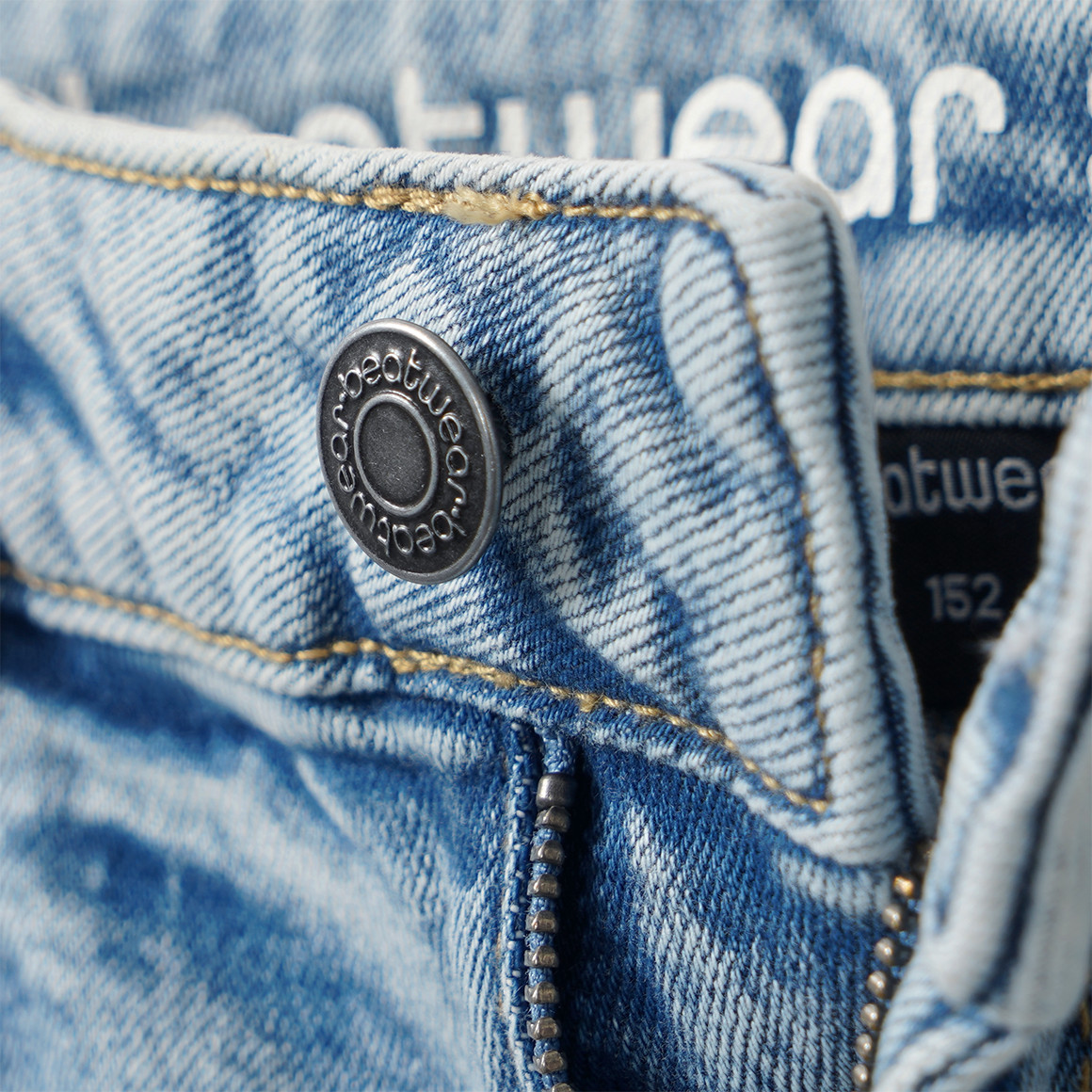 Jungen Straight-Jeans mit verstellbarem Bund
