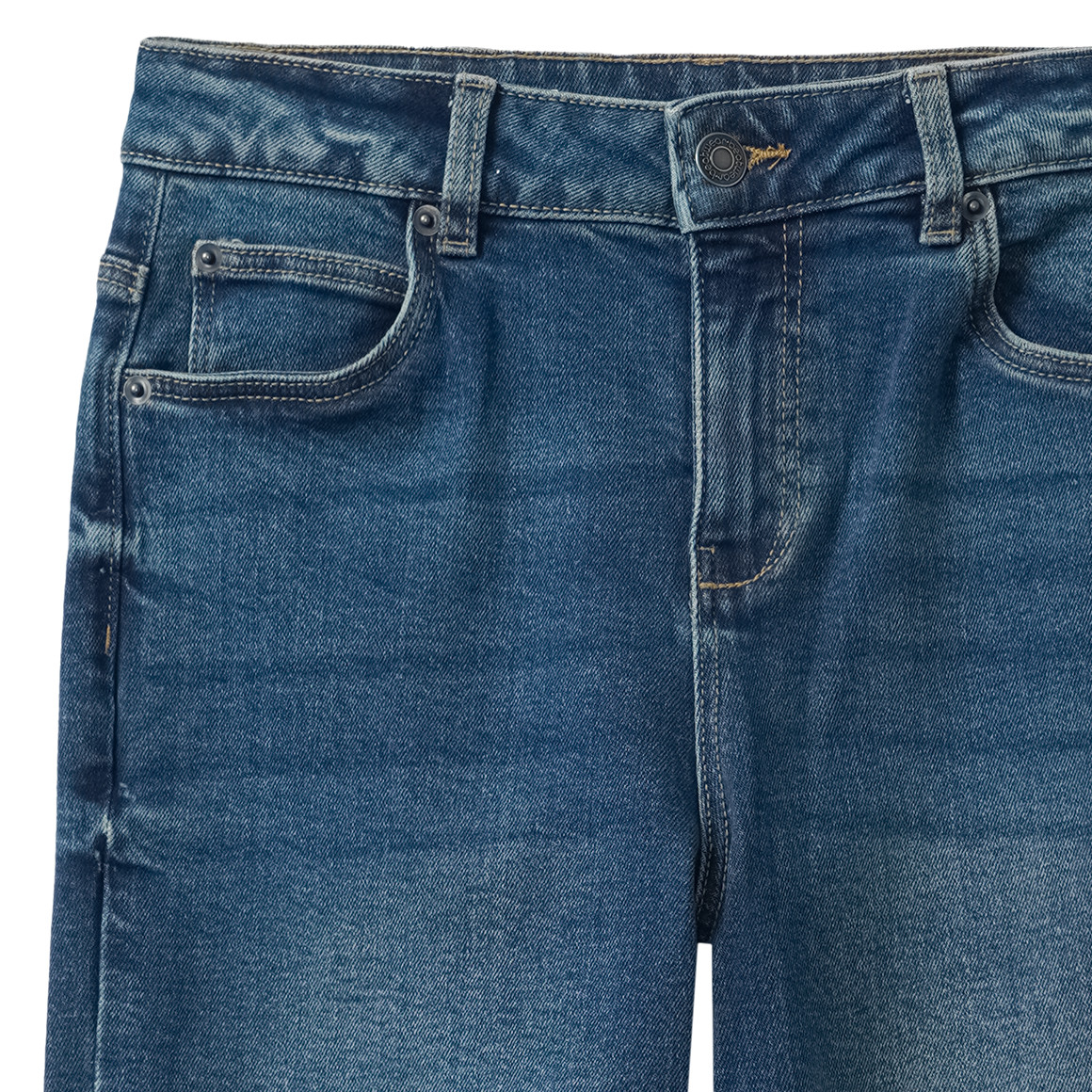 Jungen Straight-Jeans mit verstellbarem Bund