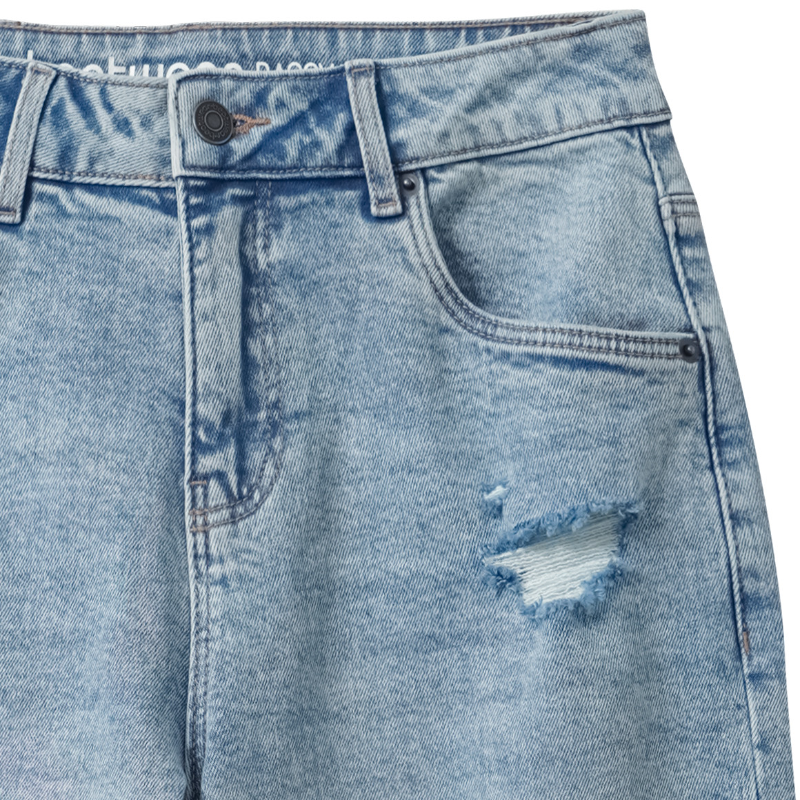 Jungen Baggy-Jeans mit verstellbarem Bund