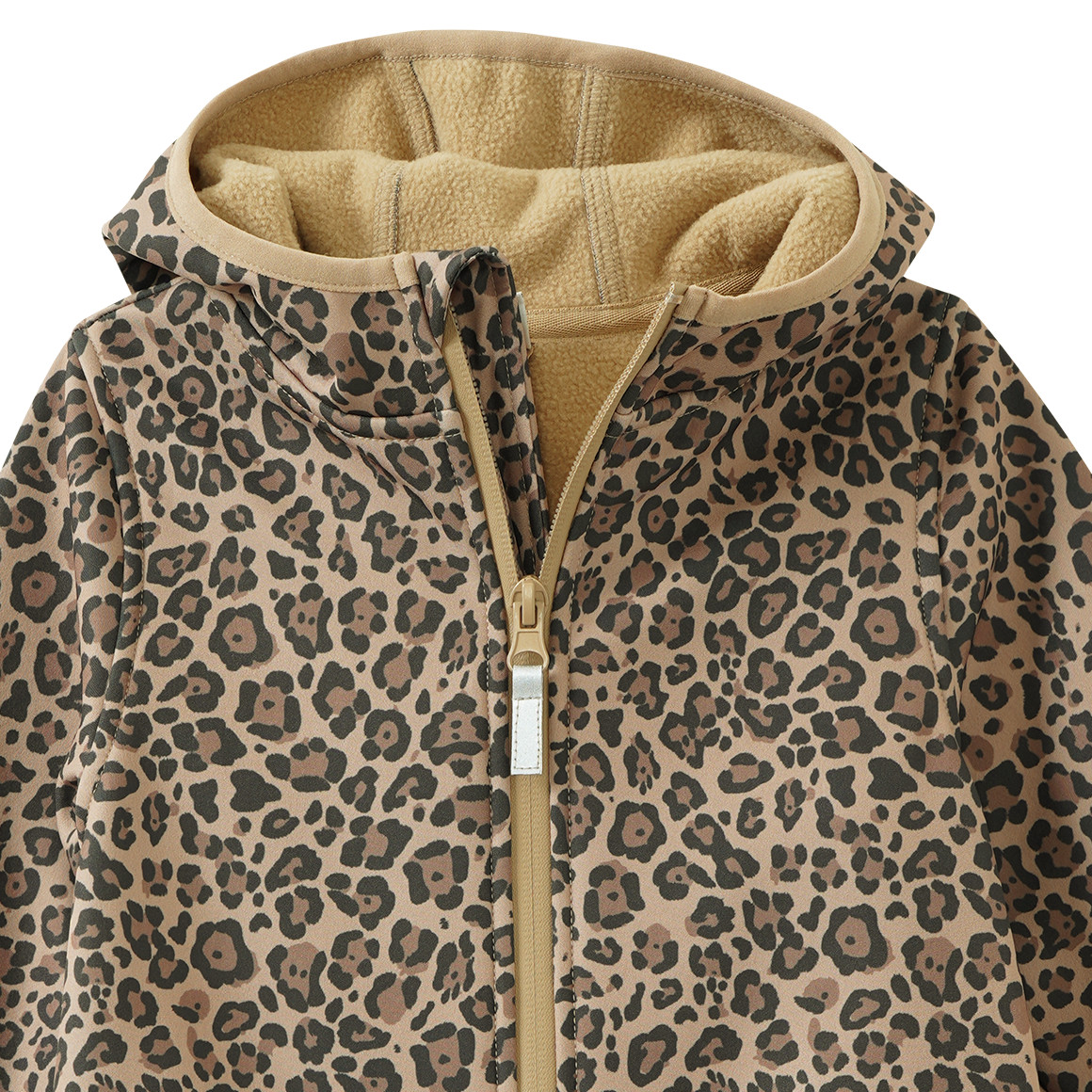 Baby Softshelloverall im Leo-Look