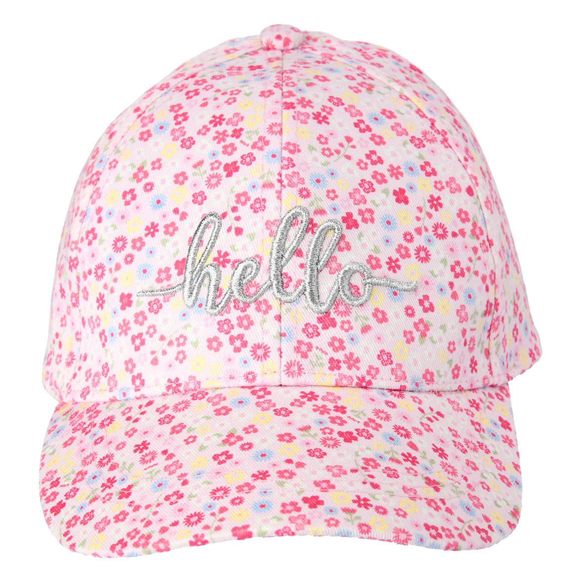 Mädchen Kappe mit Blümchen-Print