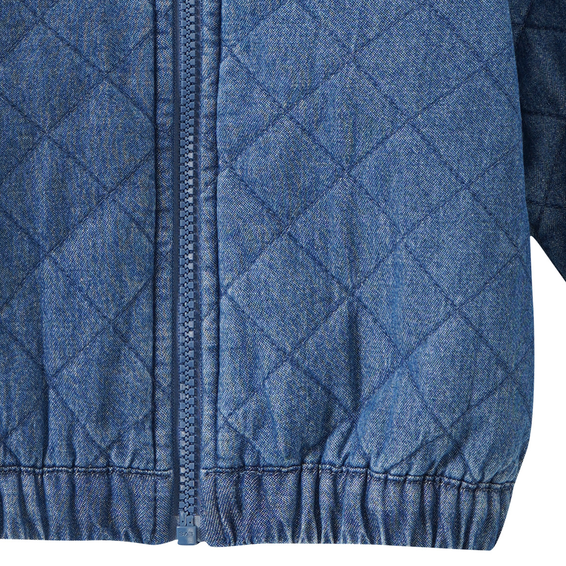 Baby Steppjacke in Denim-Optik