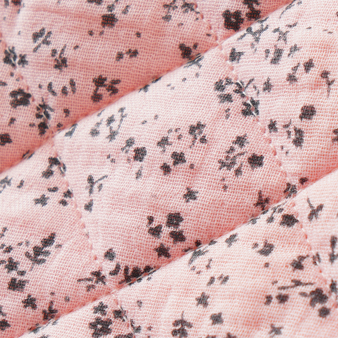 Baby Musselin-Steppjacke mit Print