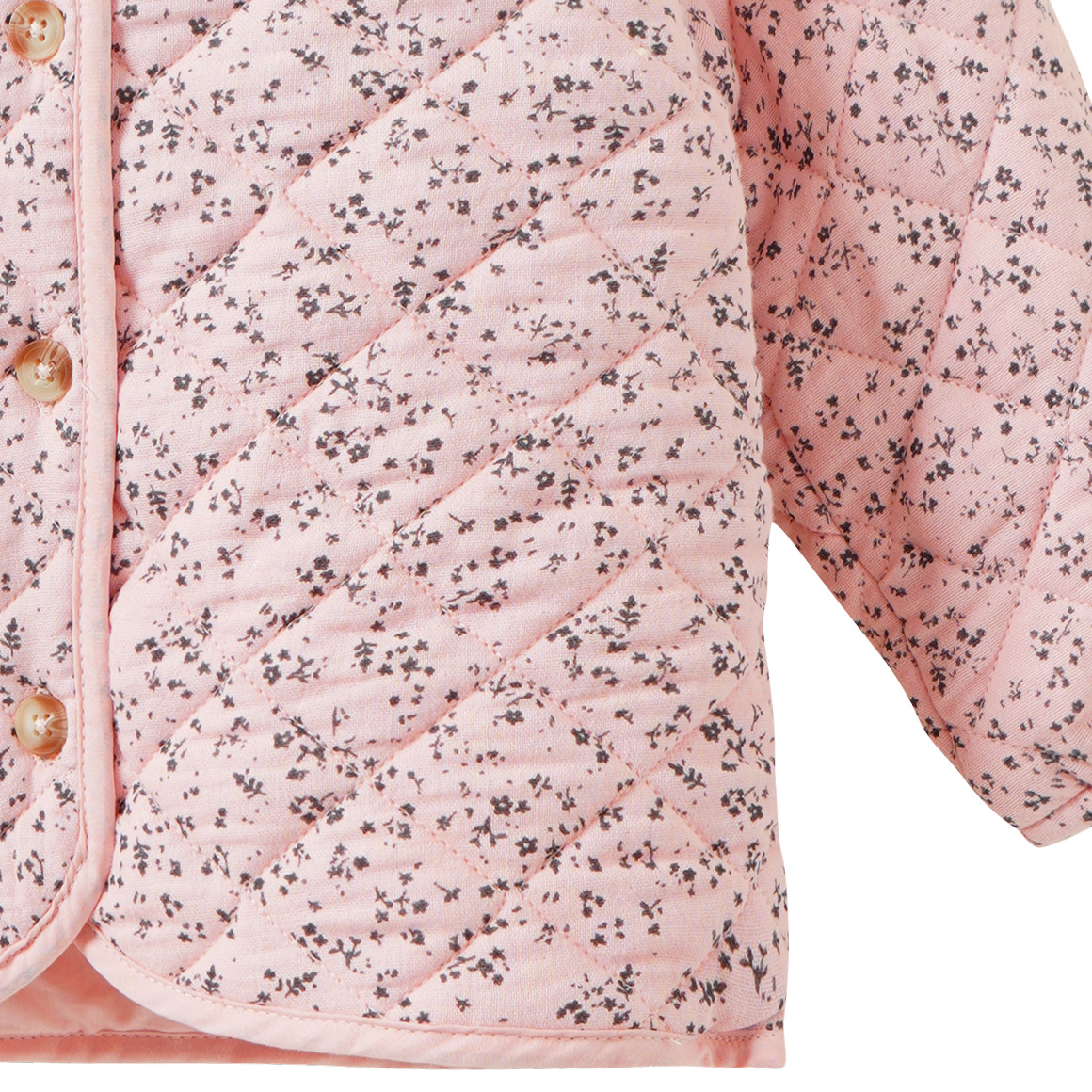 Baby Musselin-Steppjacke mit Print
