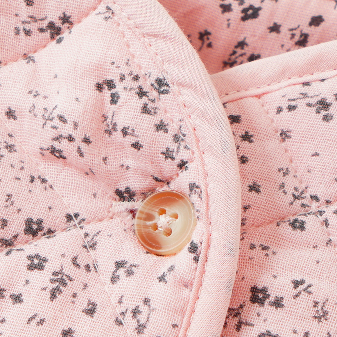Baby Musselin-Steppjacke mit Print
