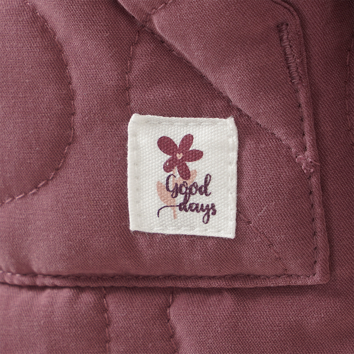 Baby Steppjacke mit Wellensteppung