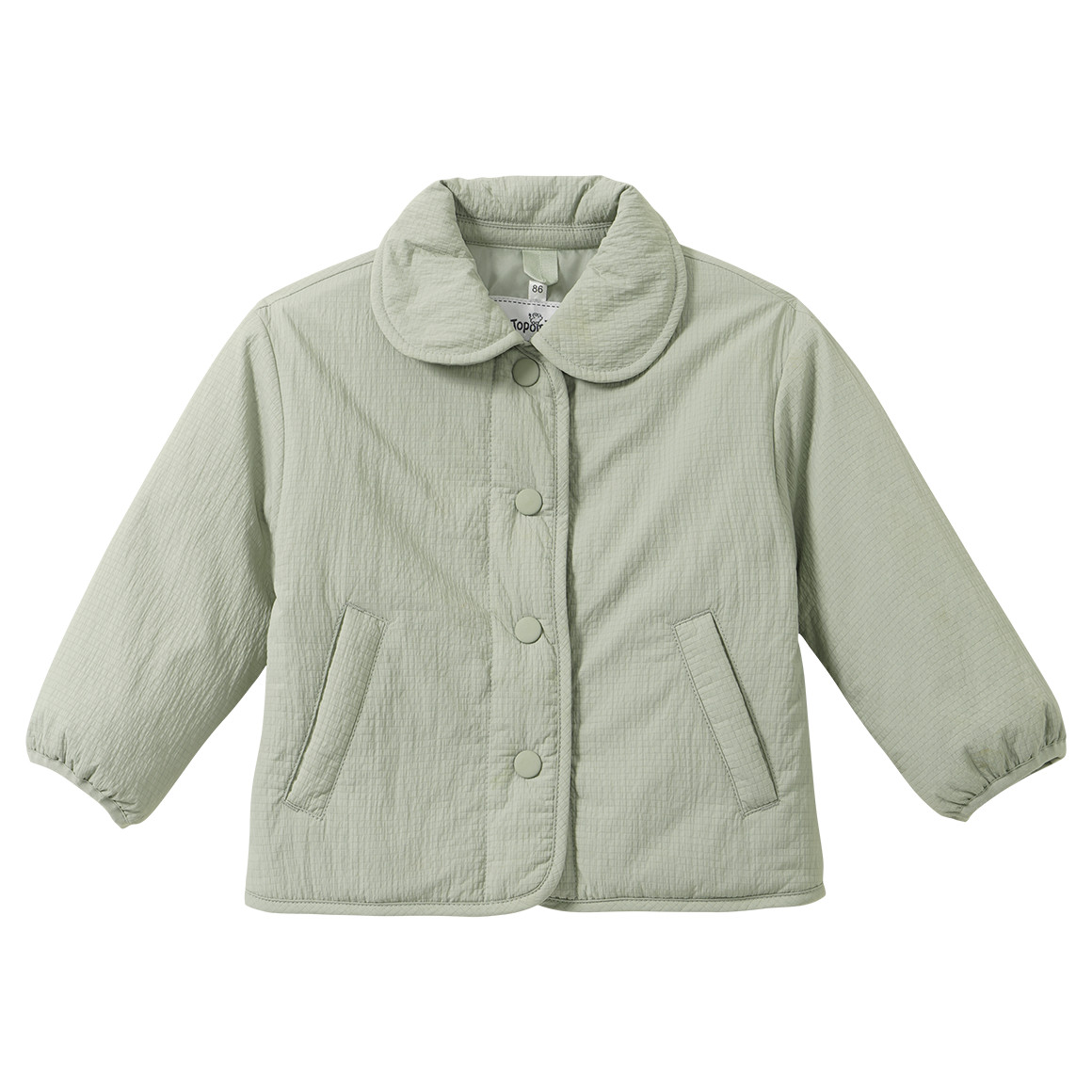Baby Jacke mit strukturiertem Material