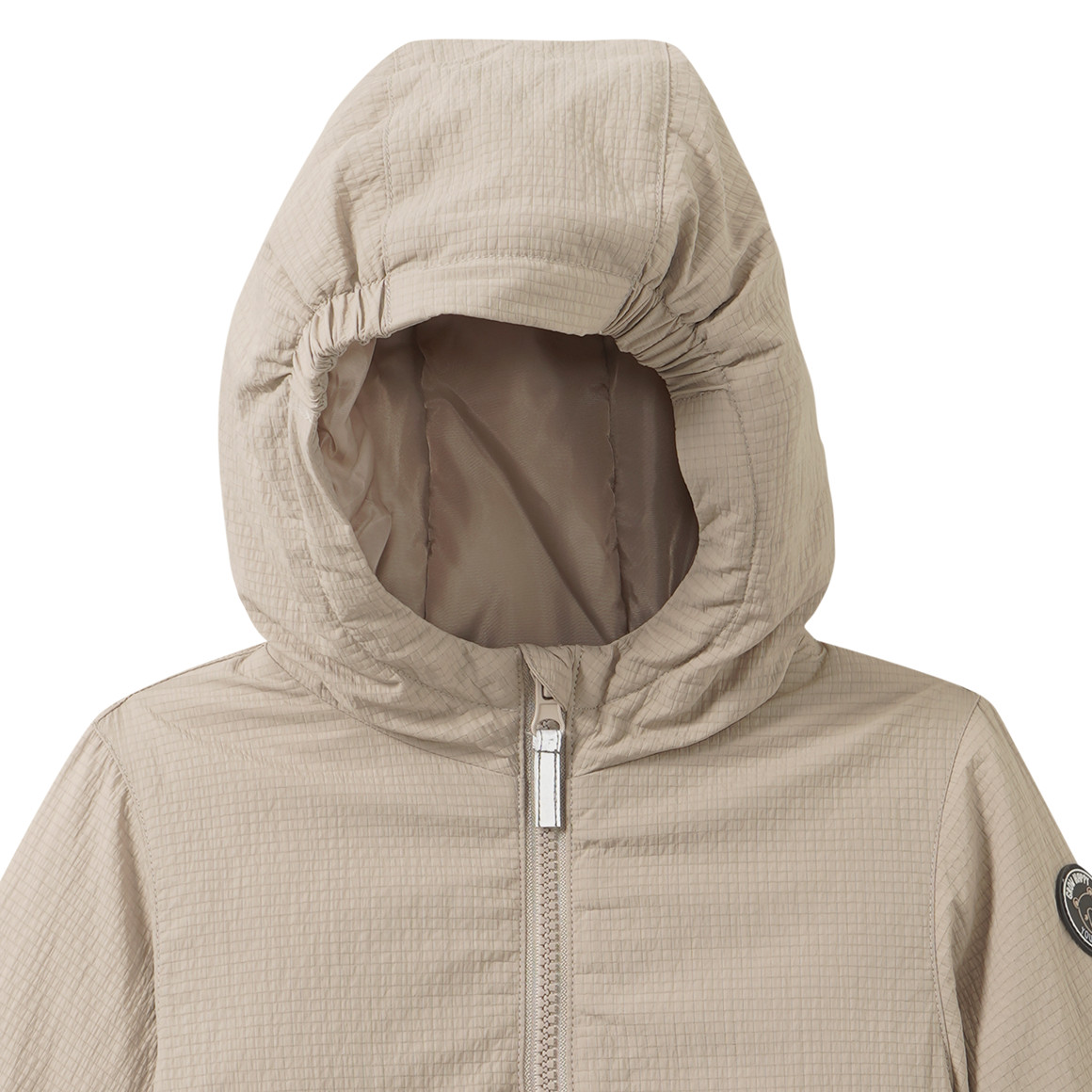Baby Jacke mit strukturiertem Material