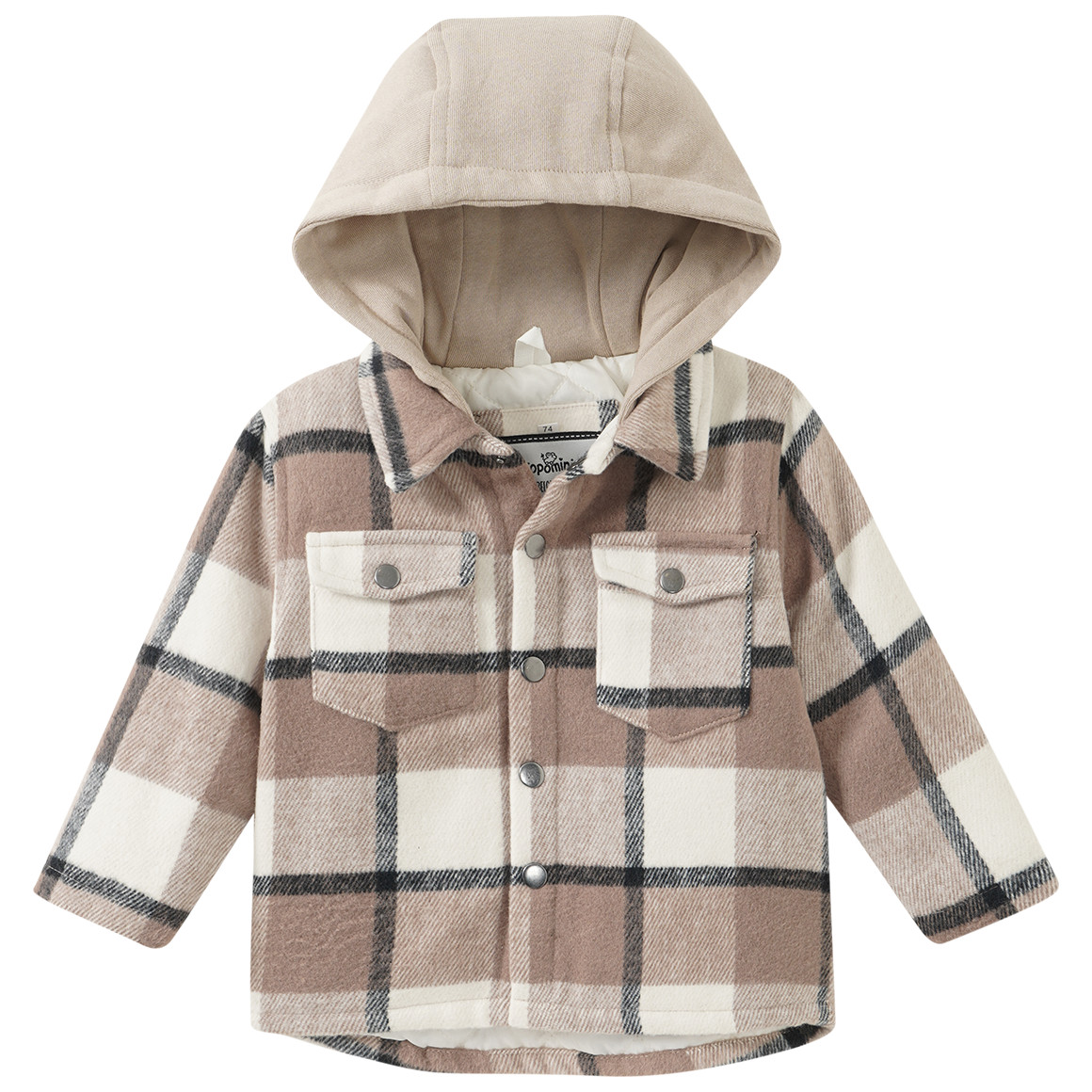 Baby Fleecejacke mit Kapuze