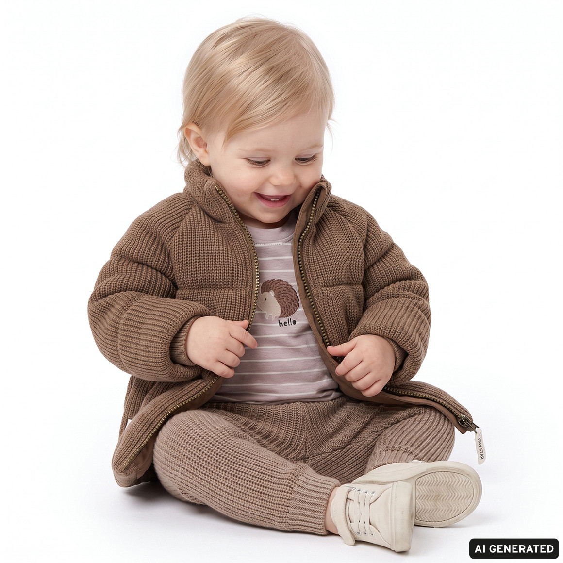 Winterjasje voor baby's van ribbreisel