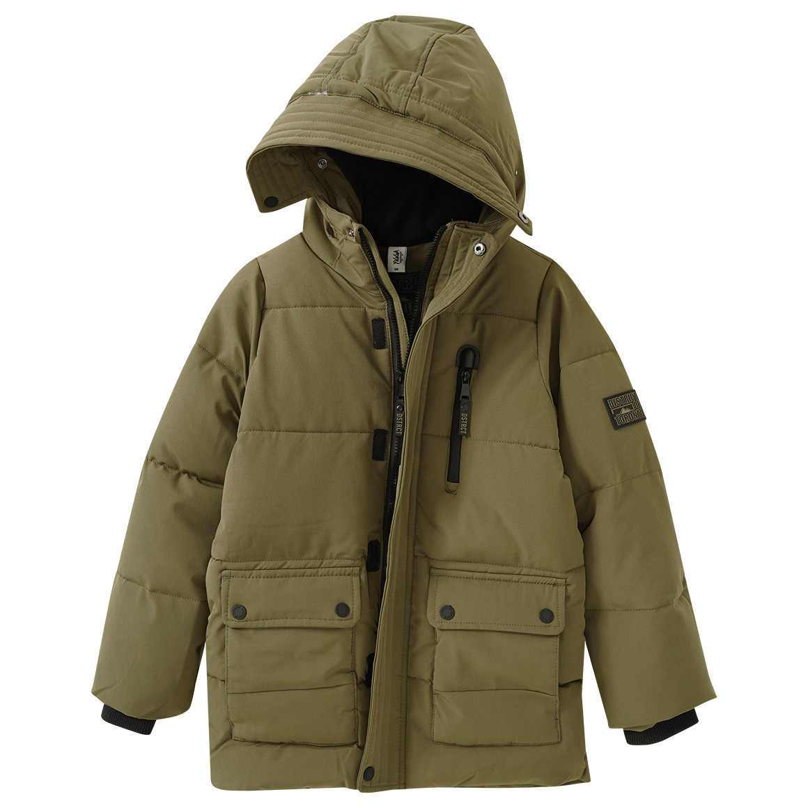 Jungen Steppjacke mit Pattentaschen