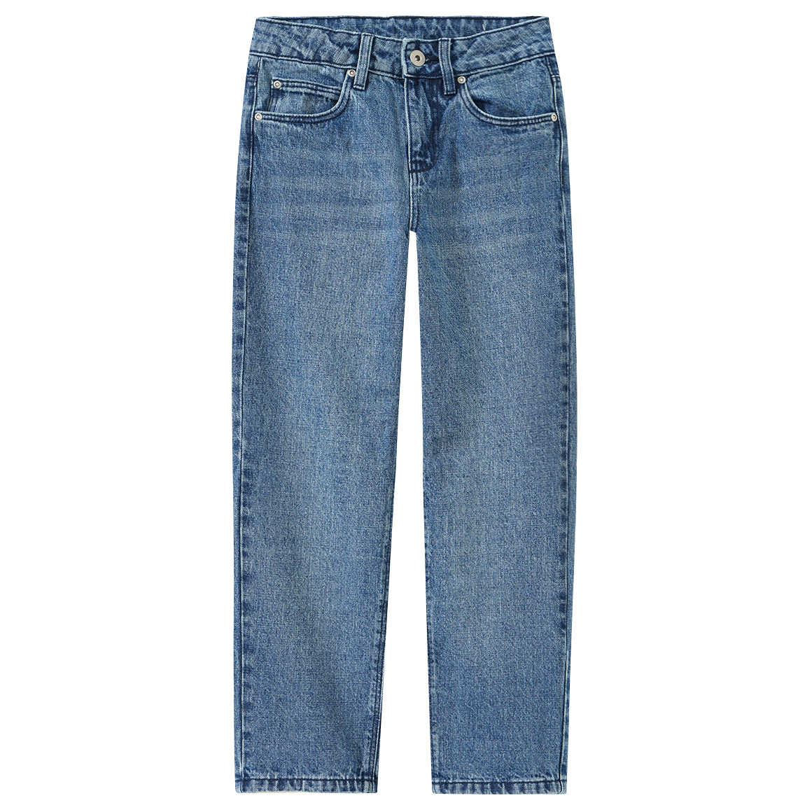 Jungen Wide-Leg-Jeans mit verstellbarem Bund