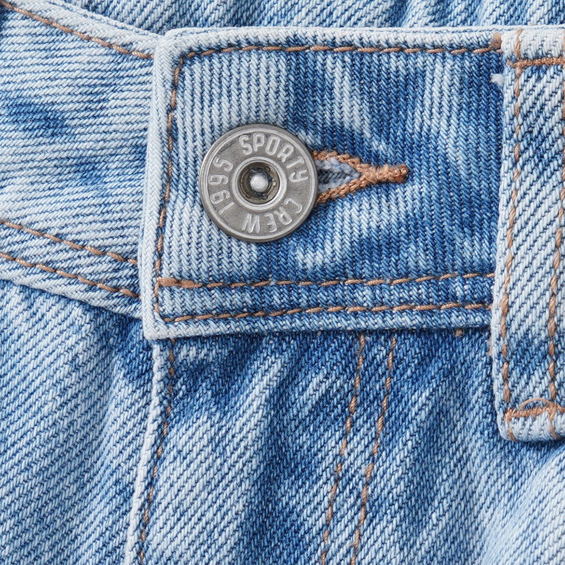 Jungen Baggy-Jeans mit verstellbarem Bund