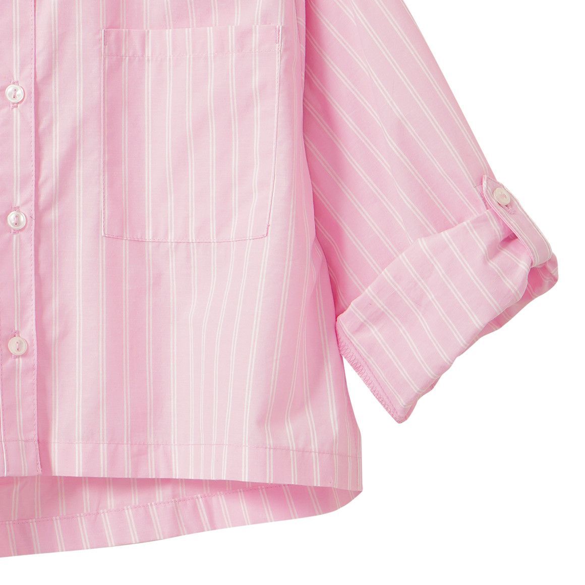 Mädchen Bluse mit vertikalen Streifen