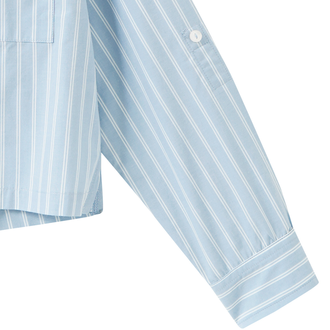 Mädchen Bluse mit Längsstreifen