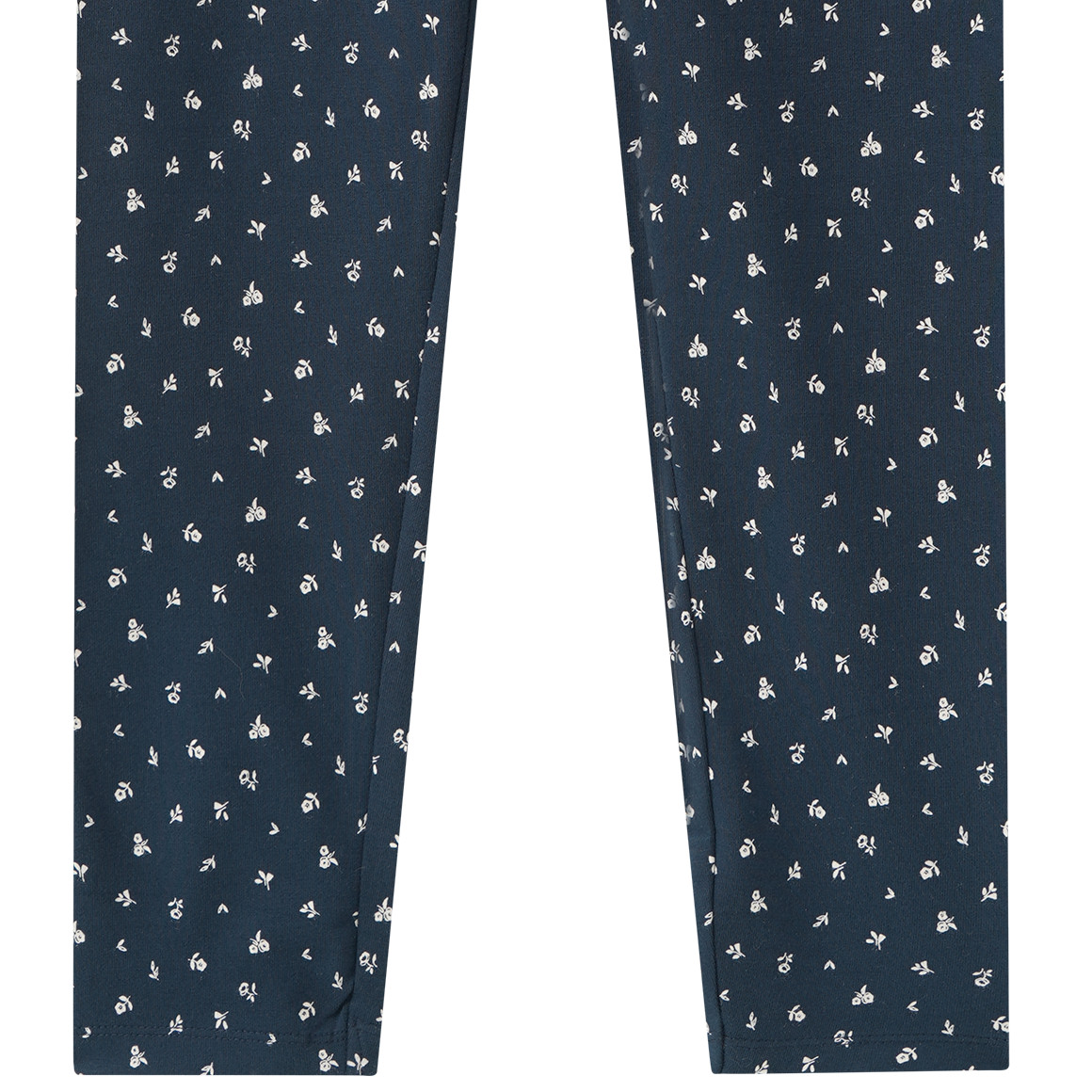 Mädchen-Leggings mit Blumen-Motiven allover
