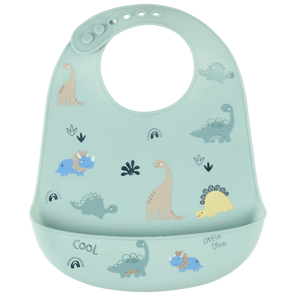 Silikon-Lätzchen mit Auffangschale