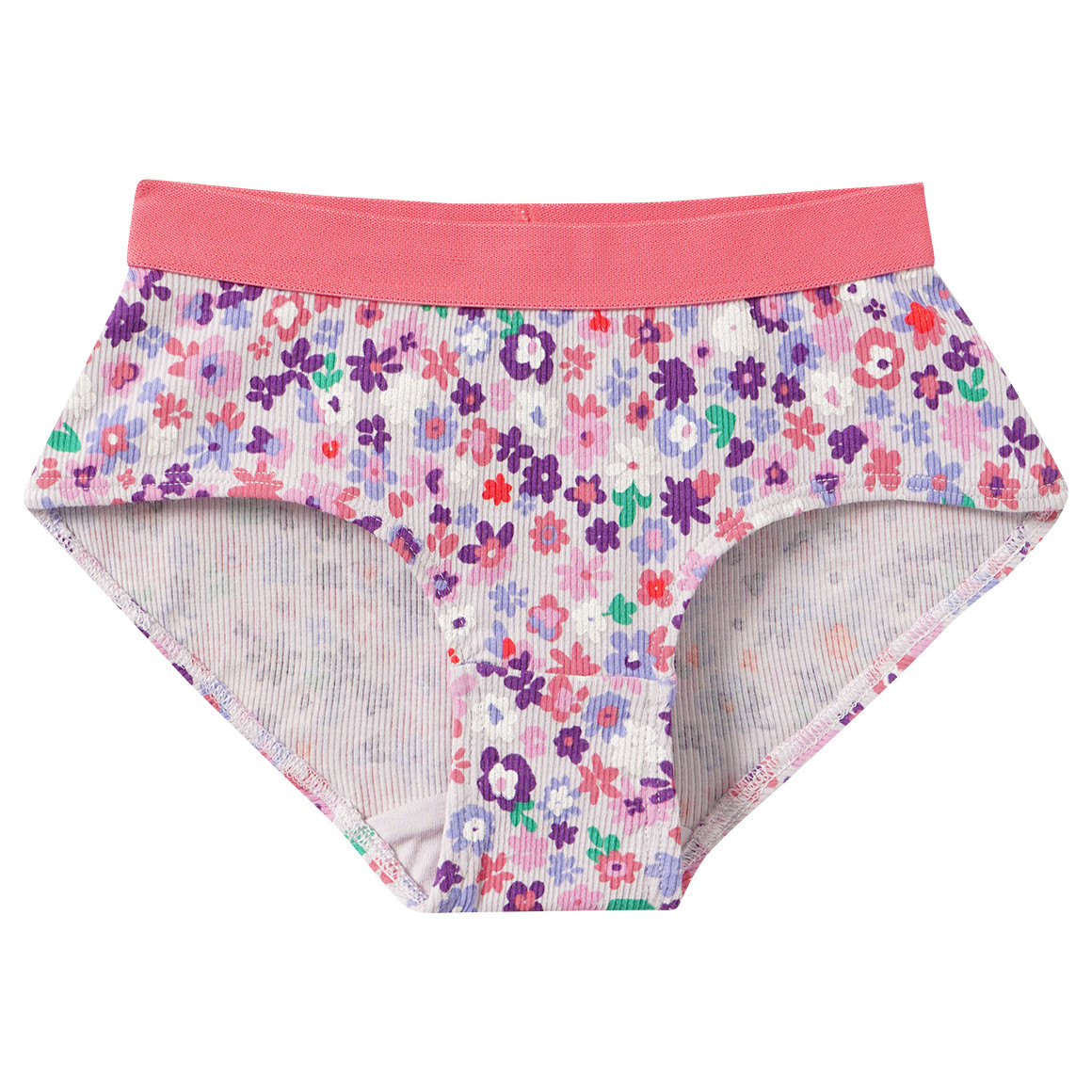 5 Mädchen Pantys mit Rippstruktur