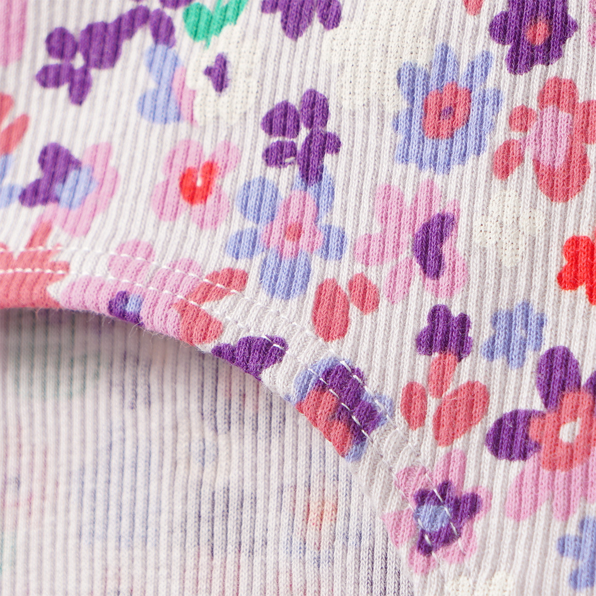 5 Mädchen Pantys mit Rippstruktur