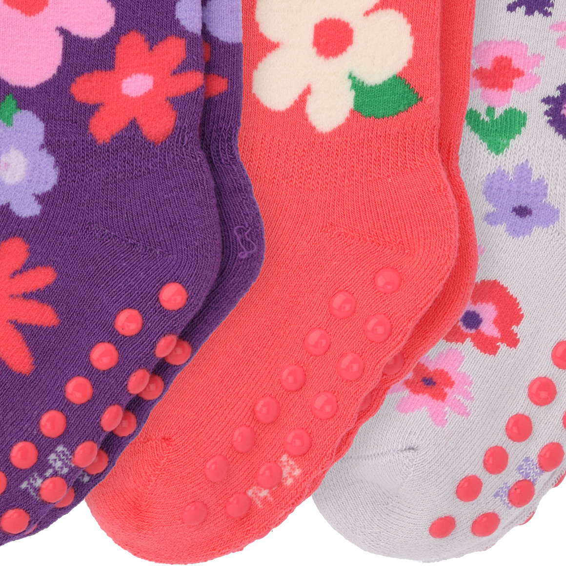 3 Paar Mädchen Stoppersocken im Set