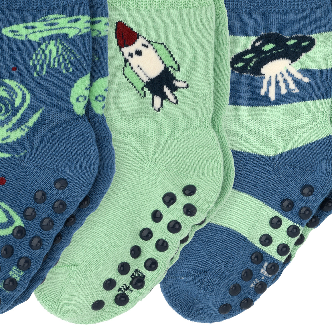 3 Paar Jungen Stoppersocken im Set