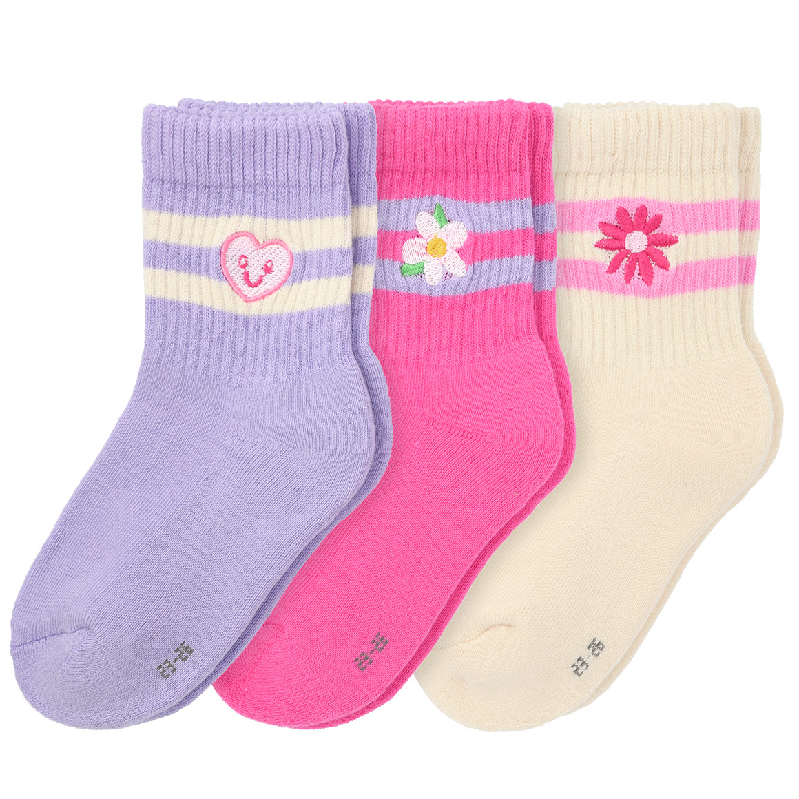 3 Paar Kinder Tennissocken im Set
