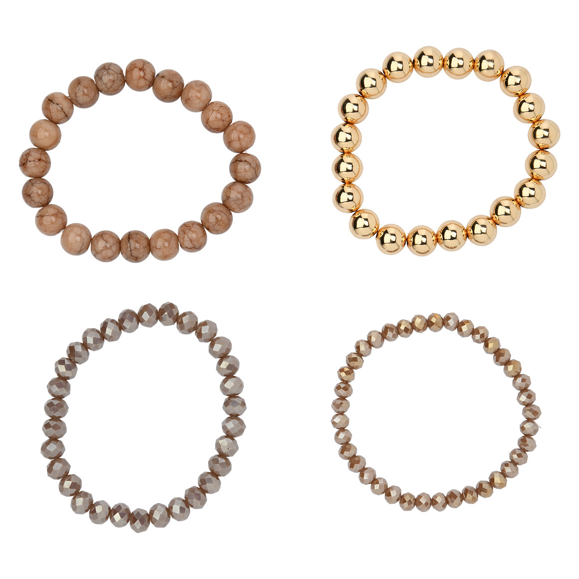 4 Damen Armbänder im Set