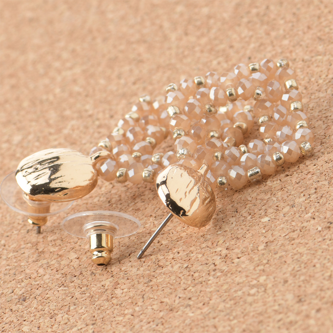 Damen Ohrhänger in Rauten-Optik